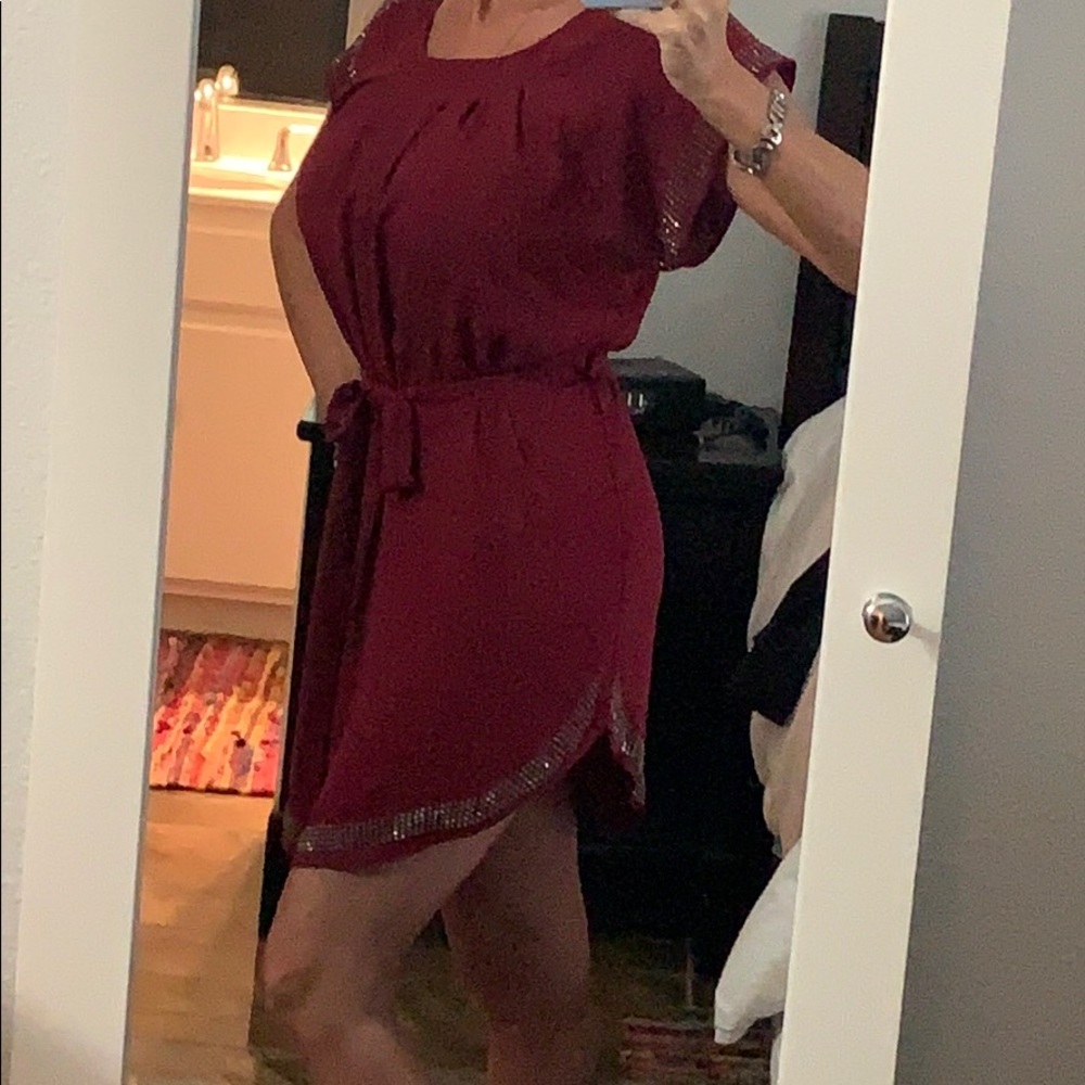 Maroon dress